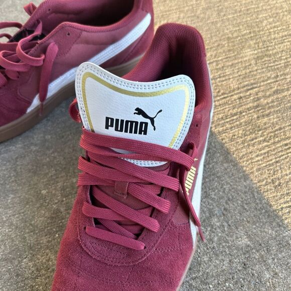 PUMA Astro Kick Lace Up Sneaker Red Men’s 13 Skateboard 369115-05 No Box Suede - Picture 2 of 6